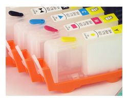 Refillable Ink Cartridges (Kit) for HP 364 with Ink and Ink Syringes