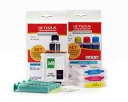 Refillable Ink Cartridges (Kit) for HP 940 with Ink Refill Kits