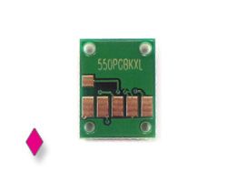 Single-use chip for Canon CLI-551 XL magenta cartridges