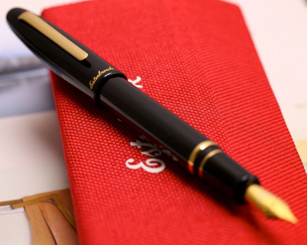Esterbrook Estie Ebony Gold Trim Penna Stilografica