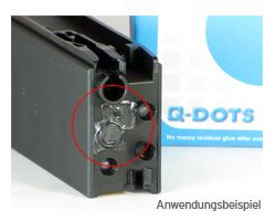 QDOT Klebeetiketten zum Befestigen von Chips und zum Abdichten