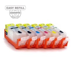 Fill In Set ersetzt Canon PGI-525 BK, CLI-526 incl. grauer Patrone