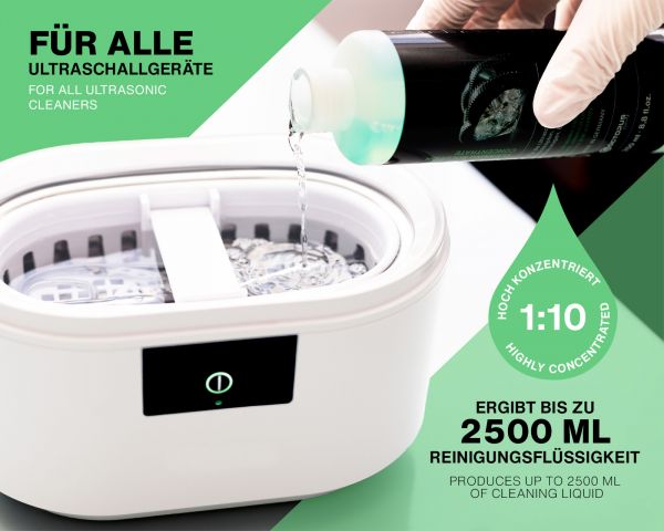 Ultraschall Spezialreinigungskonzentrat, Schmuckreiniger, Brillenreiniger