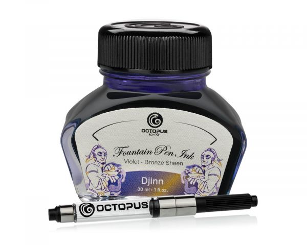 Fountain Pen Ink Sheen with converter, Djinn, Blue, 30 ml