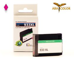 Cartuccia rigenerata ARA COLOR per HP 933 XL magenta, CN 055 AE per 825 pagine (non OEM)