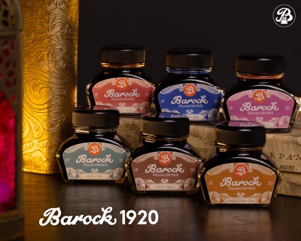 Barock 1920 writing ink, fountain pen ink in 30 ml jar